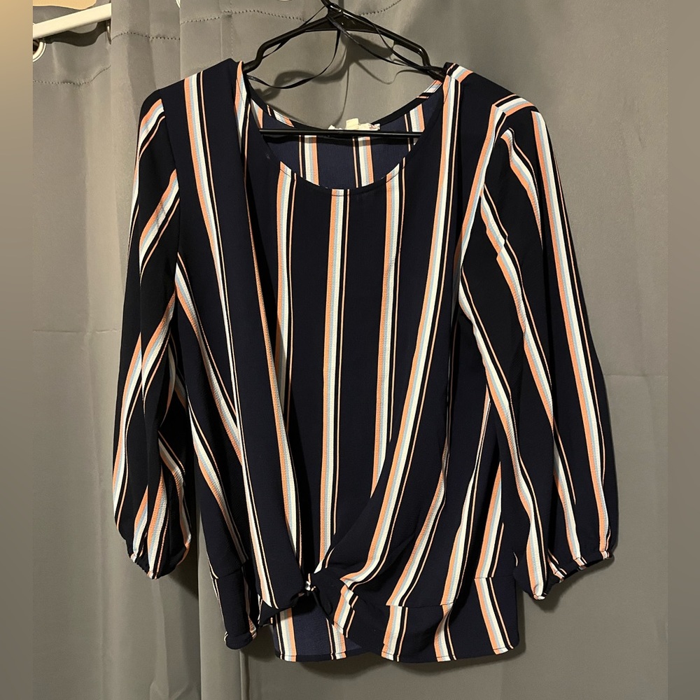 Pink Republic Striped Top